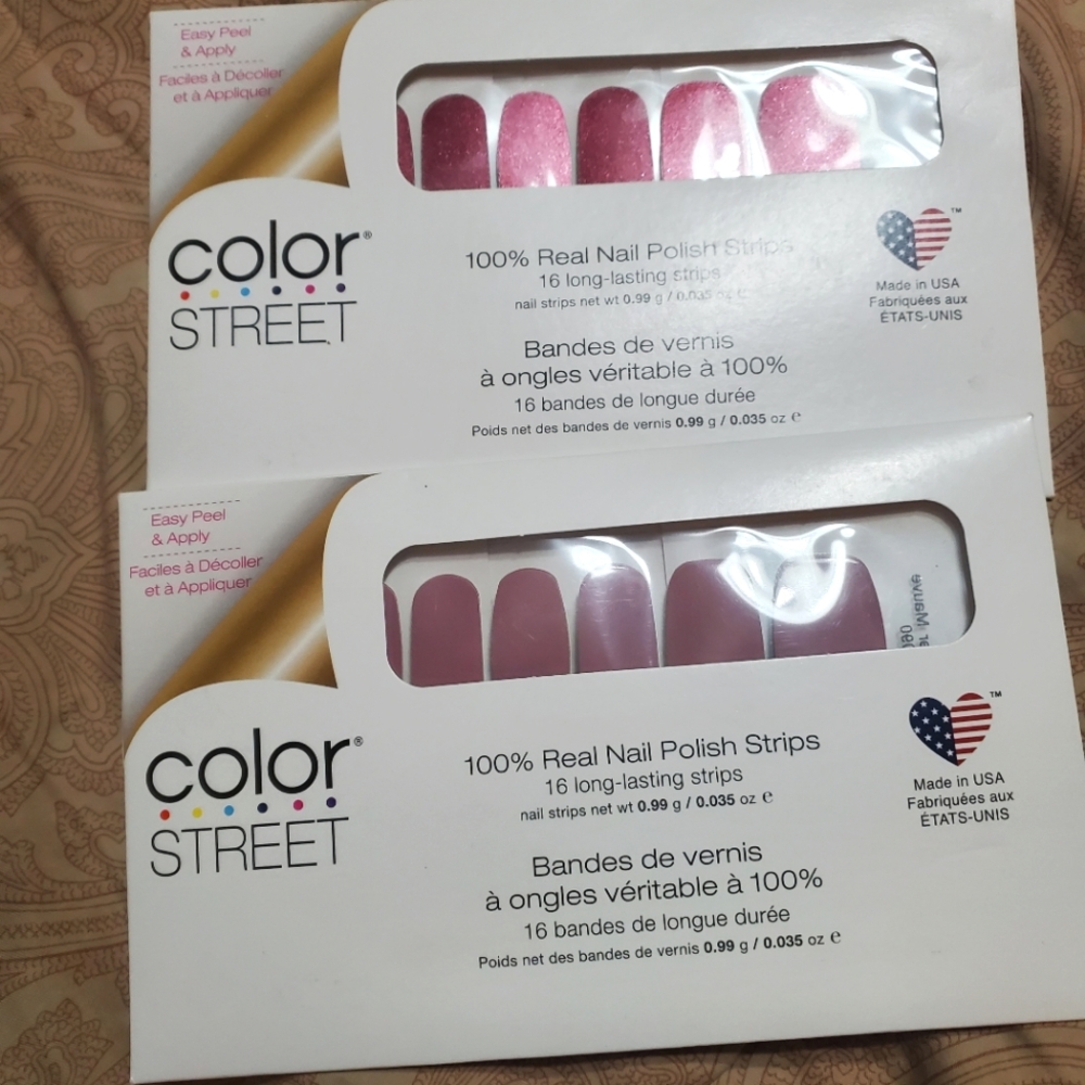 Color Street 2 sets Real Nail Polish Strips
